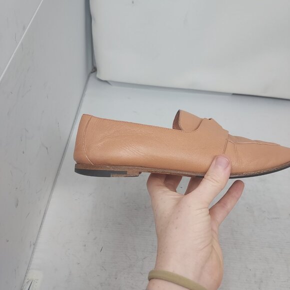 Hermes Rose Bubinga Blush Ancora Leather Loafer - Picture 9 of 12